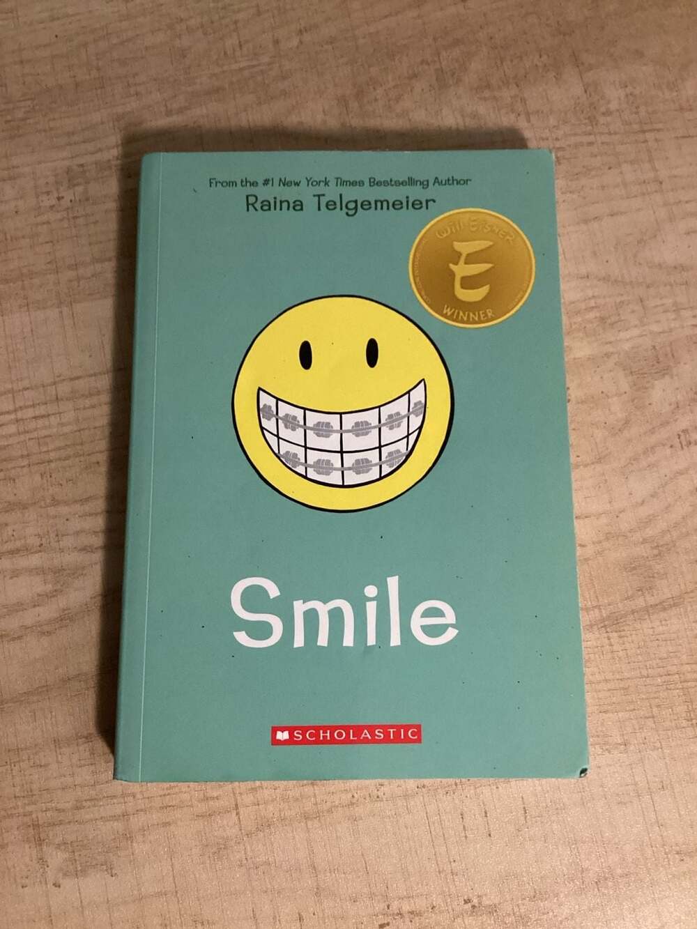 Scholastic Smile by Raina Telgemeier Paperback Graphic Novel